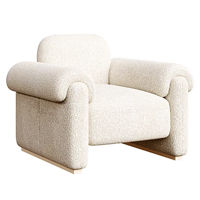 NOVA plush boucle armchair