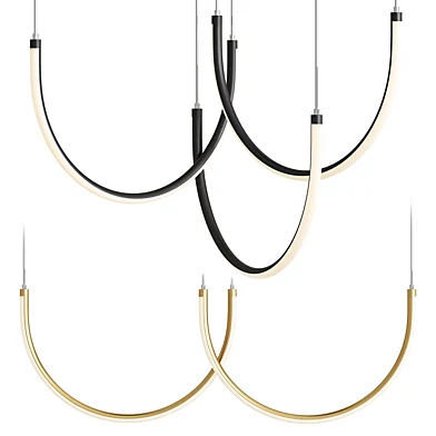 Line Led Chandelier 3