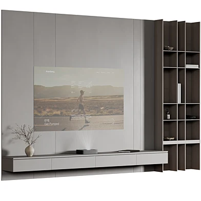 tv wall minimal set 21