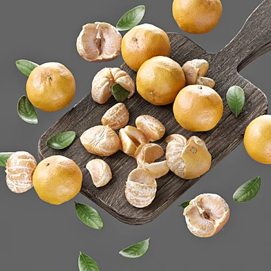 tangerines on the board