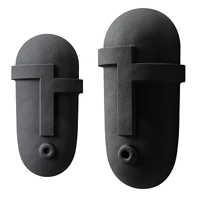 Black head sculpture