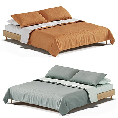 European Linen Duvet Bed