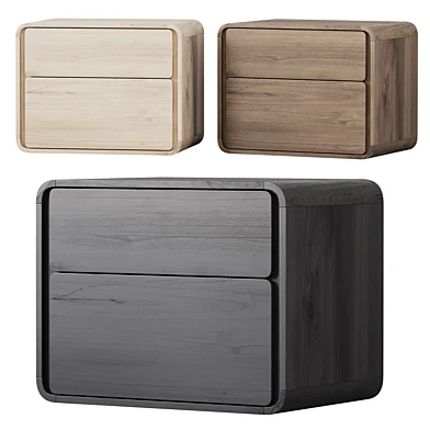 Wood Bedside Table Berkeley by AllModern