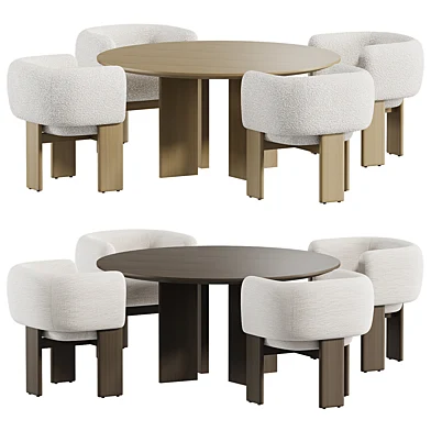 Lucca Dining Chair and A DT03 Table By Karimoku