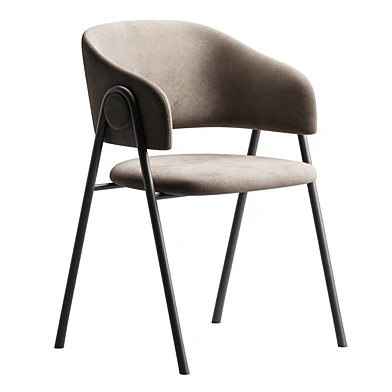 Chair Colins Velvet Gray