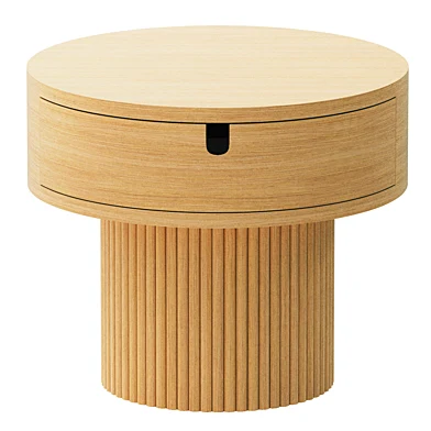 la redoute tamita drawer lacquered base bedside table