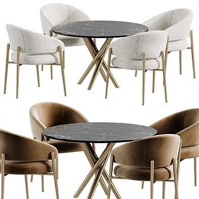LINDA By Marelli and Marble table
