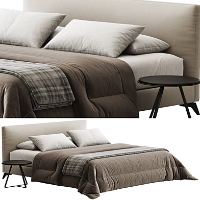Meridiani Stone Up slim Bed