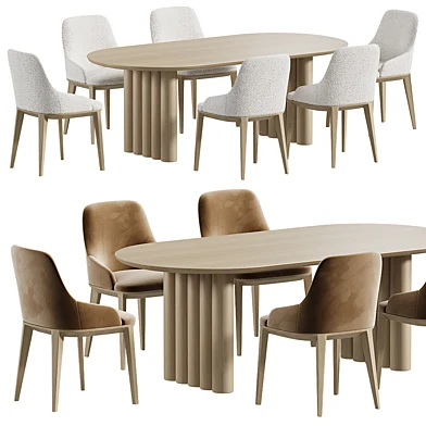 Atlas Chair and Contemporary Dining Table