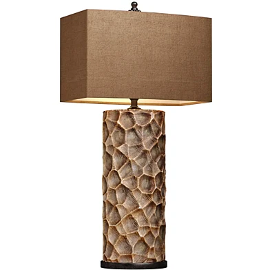 Настольная высокая бронзовая лампа Bronze Metal Oriental Table Lamp
