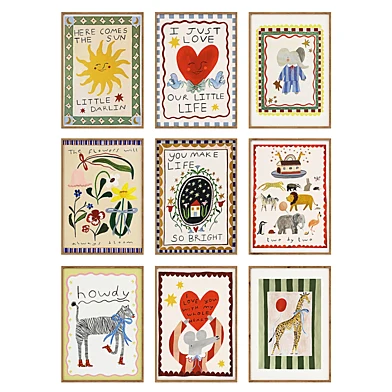 Ando pictures for the children's room