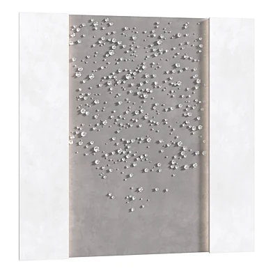 Wall Panel with Flowers 2