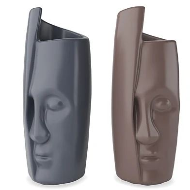 Songbird (Grey) Ceramic Vase01