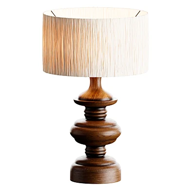 Sanders Walnut Table Lamp