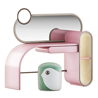 Dressing table and Bird stool by Circu