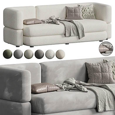 Диван прямой Brera Velour Cinnamon | Divan.ru