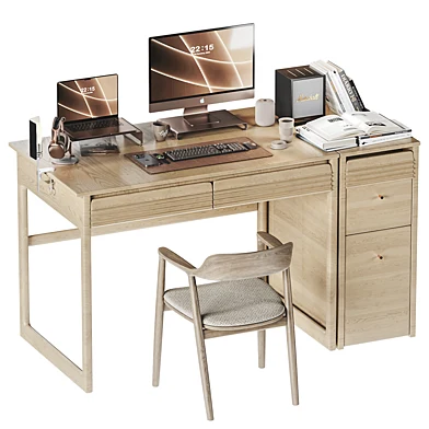 Set for workplace
