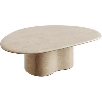 Ghia wood coffe table by arper