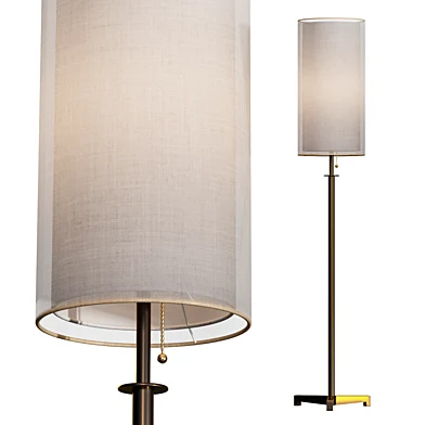 Possini Euro Tarrah Double Shade Bronze Tripod Floor Lamp