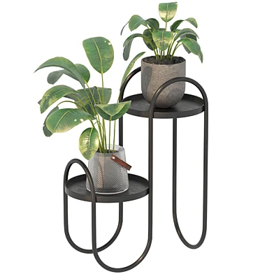 Metal Plant Set 03
