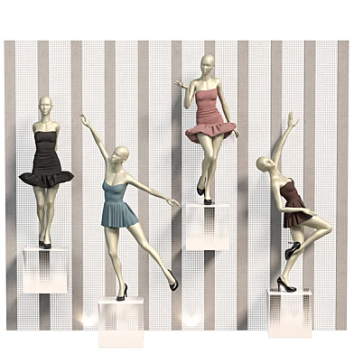 Fashion mannequin set