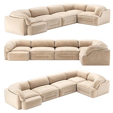 Tacchini BUTTER Modular fabric sofa