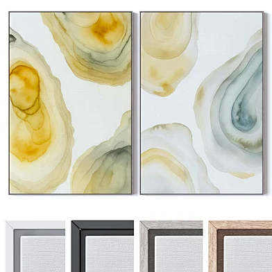 Set of large wall paintings 3568