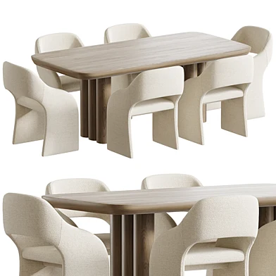 Стул E7.6 от Ellipse and Dining Table