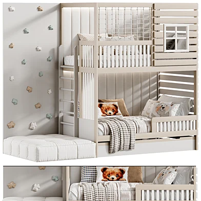 Designer two-level bed Kids room