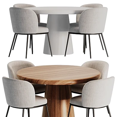 Dining table Bloomstone and Elvi Chair