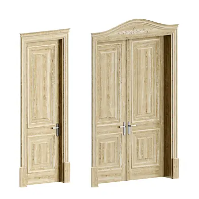 Old wooden doors