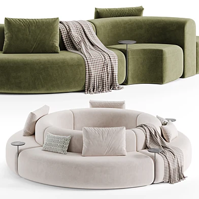 Artiko Modular sectional fabric sofa