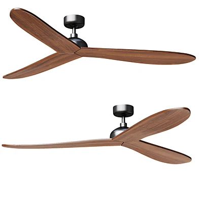 Gotland L Fan - Black Wanut WIZ