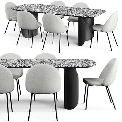 Miniform Barry table and Lola chair set