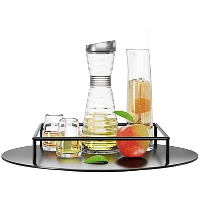 N30 Table Set with Drinks and Fruits
