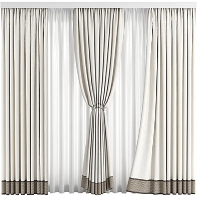 Silk and Cotton Curtain Set 80