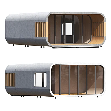 Бетонный модульный дом True House SLIM 2