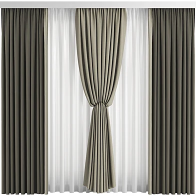 Silk and Cotton Curtain Set 81