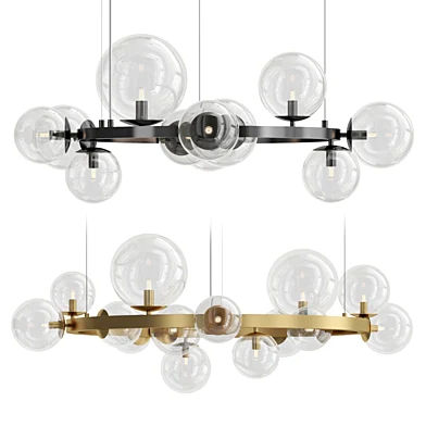 Подвесная люстра молекулы Odeon Light Tovi 4818/11-22744