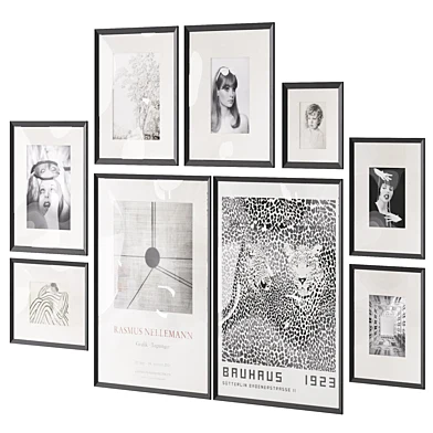 Black and White Pictures with Passe-Partout