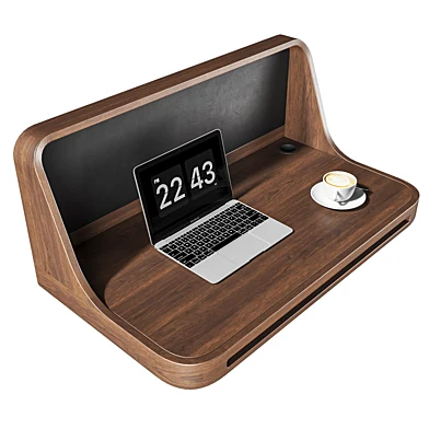 Wall-mounted office desk
