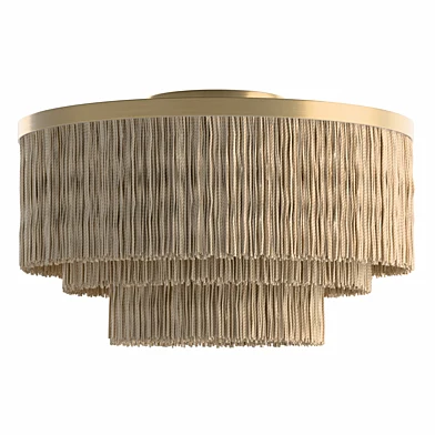 Julia Tiered Fringe Flush Mount Light