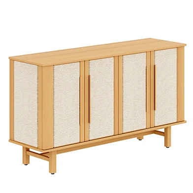 Globewest Trove Fold Buffet - Natural - Feather