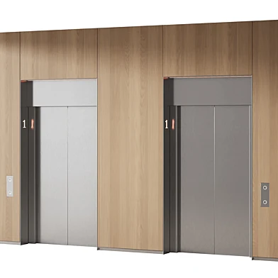 582 elevator lobby design 02 lift door and wall panels