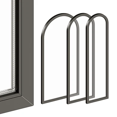 Arched blank window