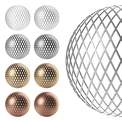 Metal Perforated Set 016