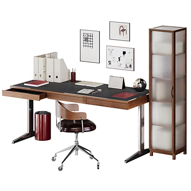 ZARA HOME x STATIONERY OFFICE WORKPLACES SET | Chair + Table + Decor