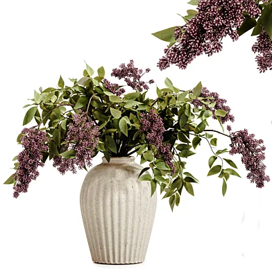 Bouquet of Flowers Branches in Vase 49