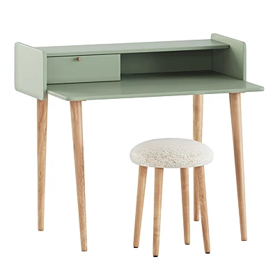 Zag Desk and Jimi stool by Laredoute