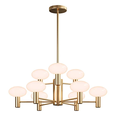 Bank Glass Globe Chandelier